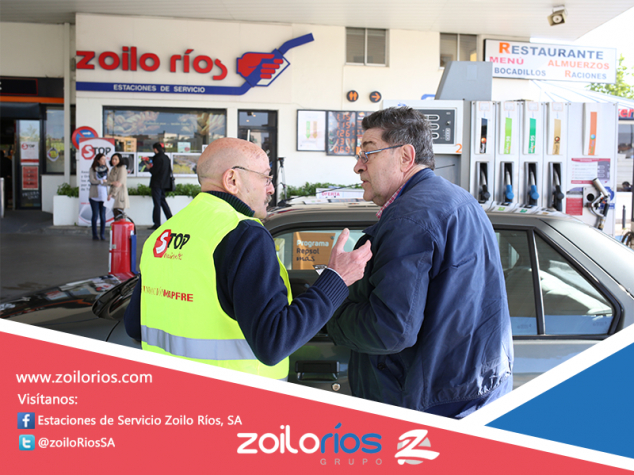 Stop Accidentes en Estación de Servicio Zoilo Ríos El Portazgo