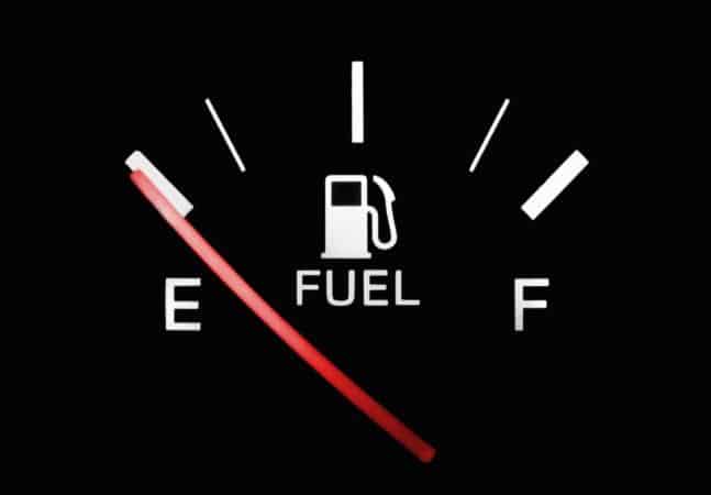 quedarse sin gasolina