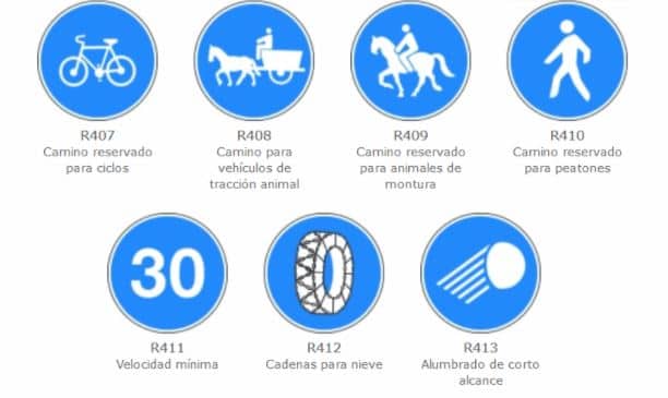 señales obligacion r407-r413 señales obligacion r407-r413