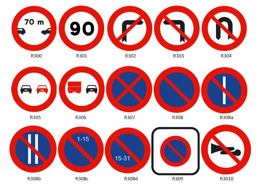 señales tráfico prohibición señales tráfico prohibición
